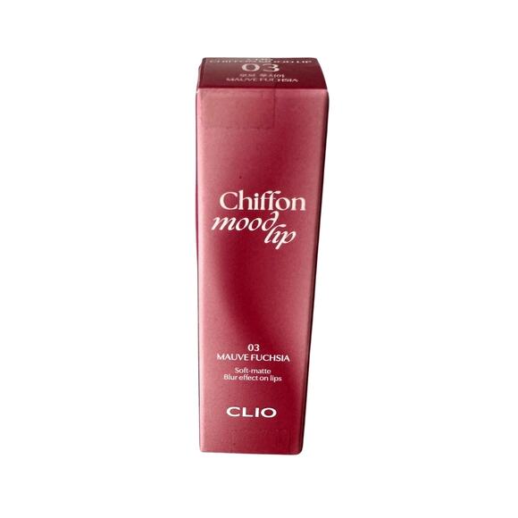 NIB Clio Chiffon Mood Lip 3 Mauve Fuchsia 3.2g - Picture 8 of 8